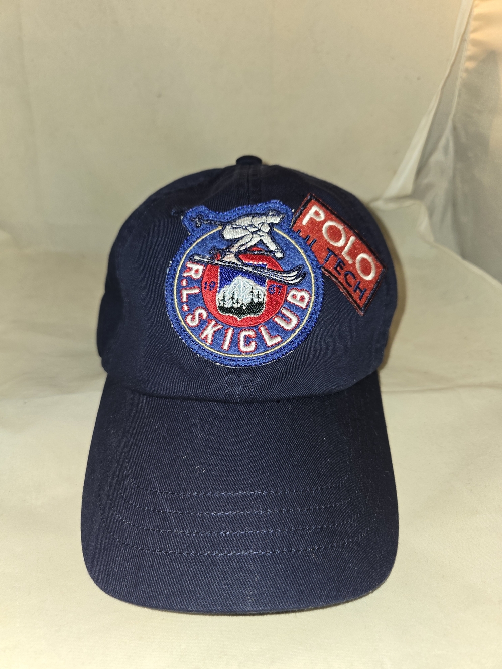 Polo by Ralph Lauren Patches Hat Ski Club Navy Blue Hat. O/S 1 of 1